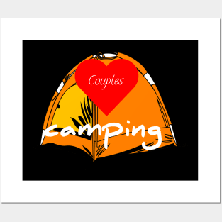 Couples camp Posters and Art